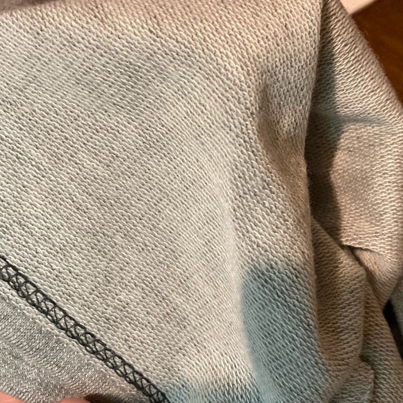 Ladies Size Small Rewind Gray and White Lace  Sweatshirt - Picture 8 of 10